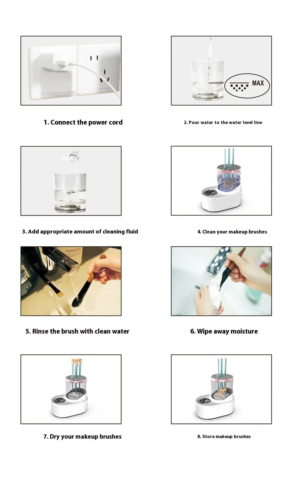 Electric Makeup Brush Cleaner & Dryer